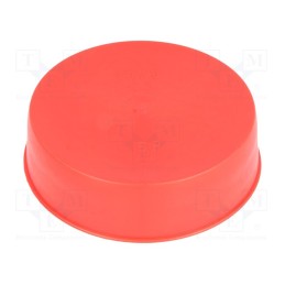 10 pcs x SUNDPLAST - 15300 -AS - Plugs, Body: red, Out.diam: 110mm, H: 31mm, Mat: LDPE, push-in, round