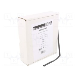 1 pcs x TASKER - BOX 4824 BK - Heat shrink sleeve, glueless, 2: 1, 4.8mm, L: 10m, black