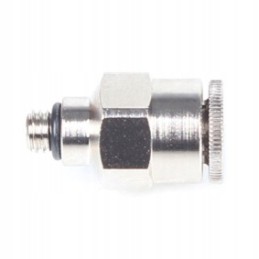 Straight connector m5x1 fi6 metal