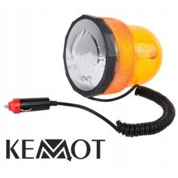 Kemot warning beacon, 12v, magnetic lamp, color