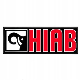 Hiab logo sticker 248x87mm