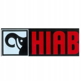 Hiab logo sticker 235x90mm