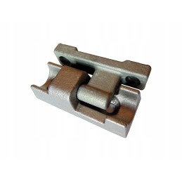 Aluminum side rail hinge l100, set for welding