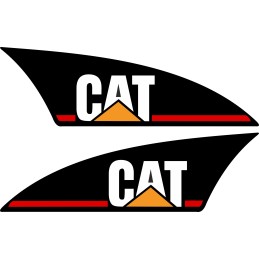 Stickers cat caterpillar excavator loader 105cm