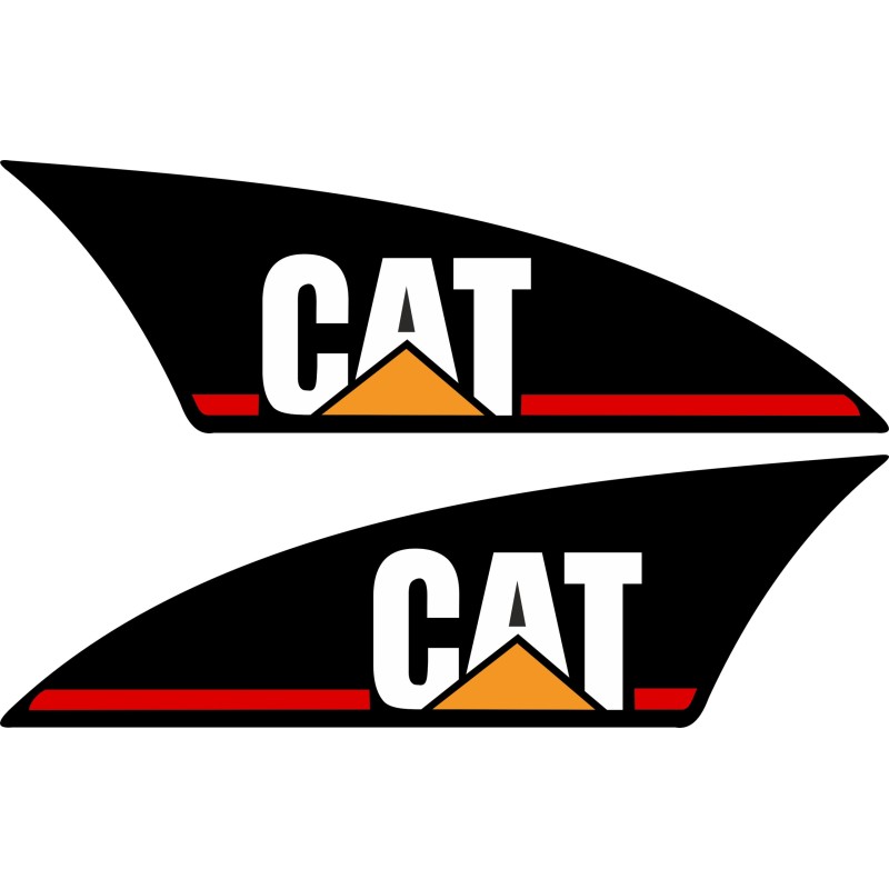 Stickers cat caterpillar excavator loader 105cm