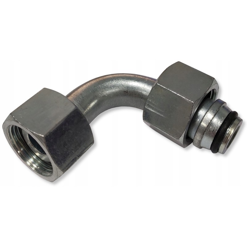 Adjustable metric elbow connector, type AA 90 pipe