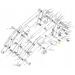 Front arm pin cat 428 cde series