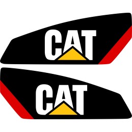 Stickers cat caterpillar excavator loader 58cm