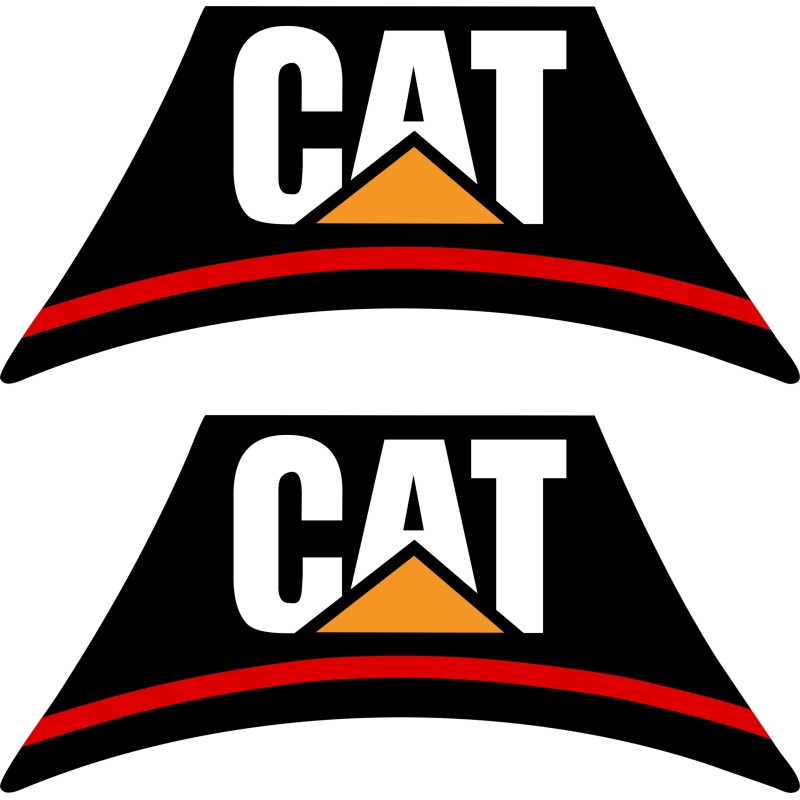 Stickers cat caterpillar excavator loader 72cm