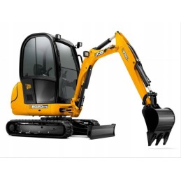 JCB 8020 cts mini excavator laminated stickers