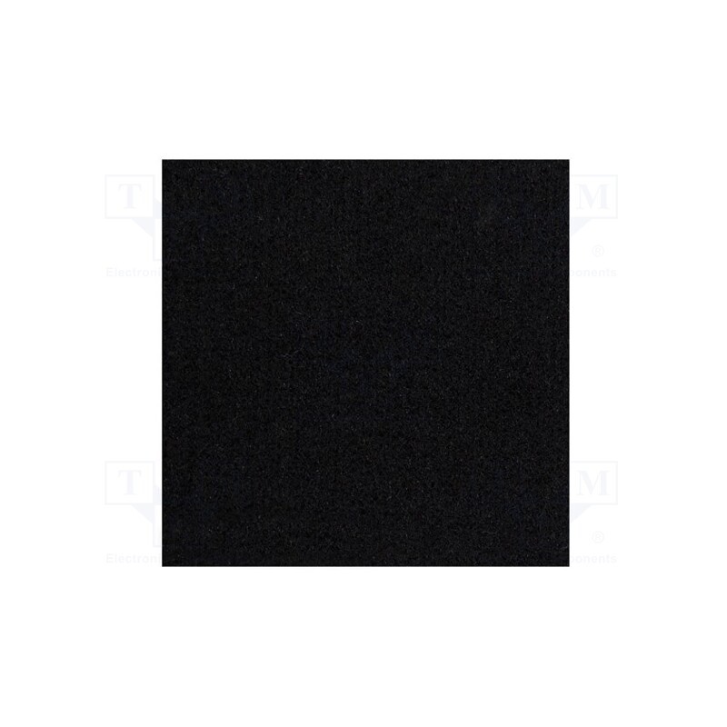 1 pcs x BASSER - TKCZARNA - Upholstery cloth, Dim: 1500x700mm, Thk: 3mm, black
