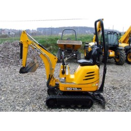 JCB 8010 cts mini excavator laminated stickers