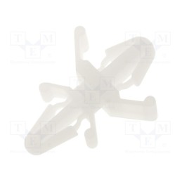 10 pcs x FIX&FASTEN - FIX-CBS-5 - PCB distance, polyamide, L: 4.6mm, latch/latch, natural, UL94V-2