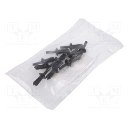1 pcg x ROMIX - 20530 - Plastic anchor, 10pcs, Dacia,Mercedes,Renault, L: 15.2mm