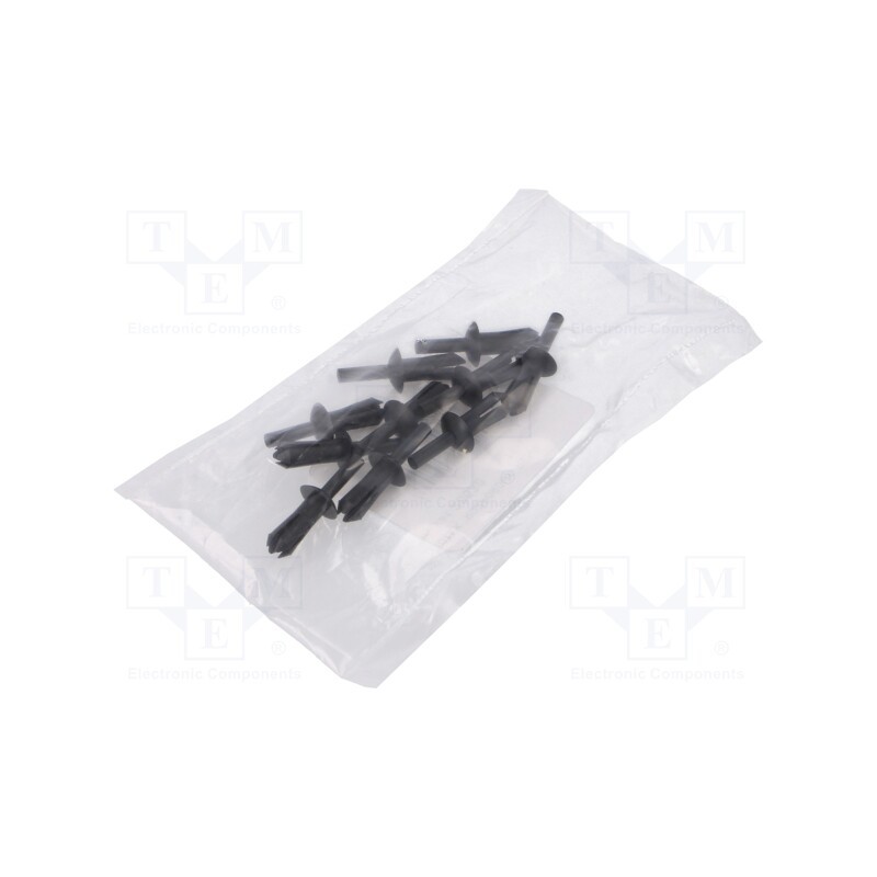 1 pcg x ROMIX - 20530 - Plastic anchor, 10pcs, Dacia,Mercedes,Renault, L: 15.2mm