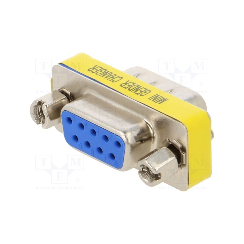 2 pcs x CONNFLY - DS1082-02-9M8LNCC - Transition: adapter, D-Sub 9pin male,D-Sub 9pin female