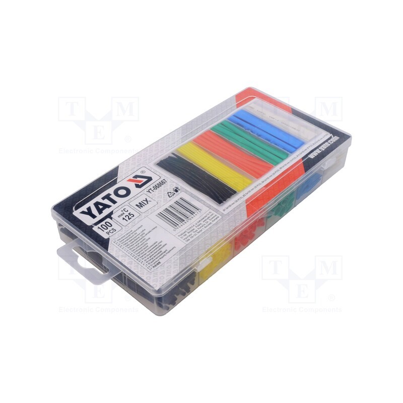 1 pcg x YATO - YT-068667 - Set of heat shrink sleeves, 100pcs.