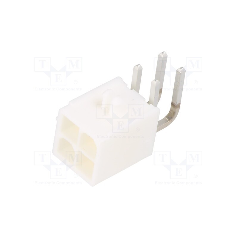 2 pcs x MOLEX - 39301042 - Socket, wire-board, male, Mini-Fit Jr, 4.2mm, PIN: 4, THT, PCB snap