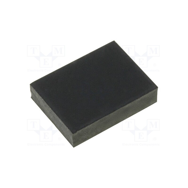 10 pcs x FIX&FASTEN - FIX-SF-110830 - Self-adhesive foot, H: 3mm, black, rubber, W: 11.5mm, L: 8mm