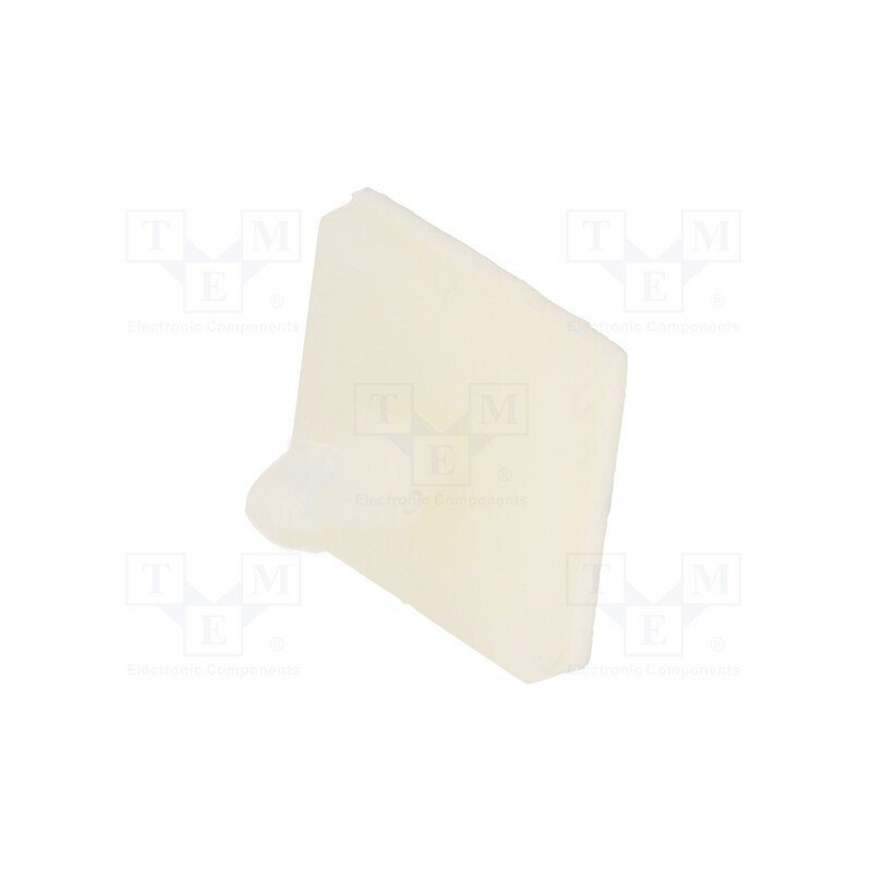 10 pcs x FIX&FASTEN - FIX-FSS-6.4 - PCB distance, polyamide, L: 6.4mm, self-adhesive, natural, UL94V-2