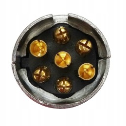 7-pole electrical plug in 7 aluminum