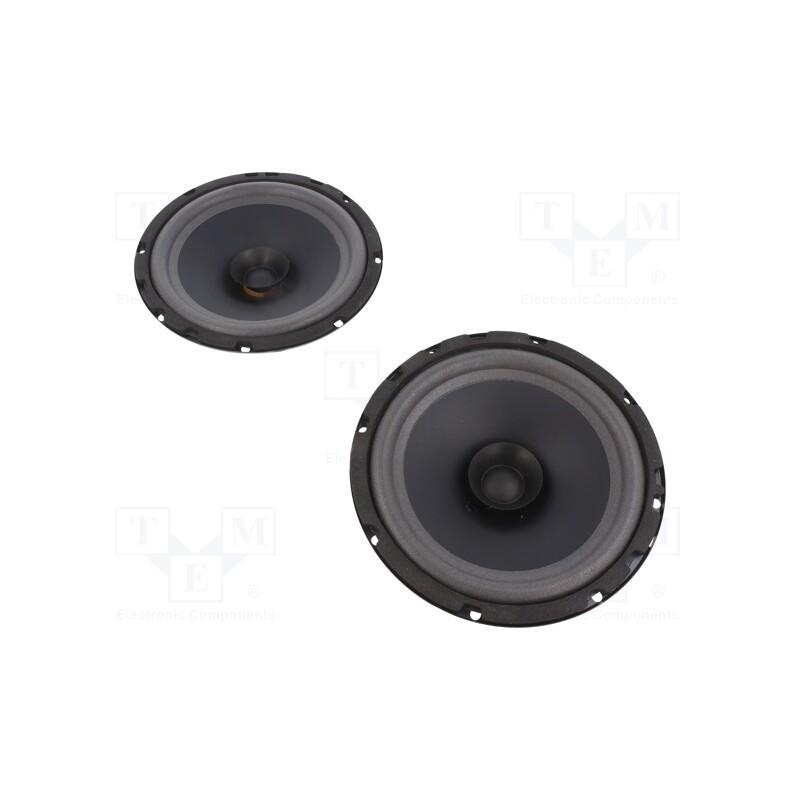1 set x CL ITALIA - CL-018165DC - Car loudspeakers, one-way, 165mm, 60W, 60÷18000Hz, 4Ω, 90dB, 2pcs.