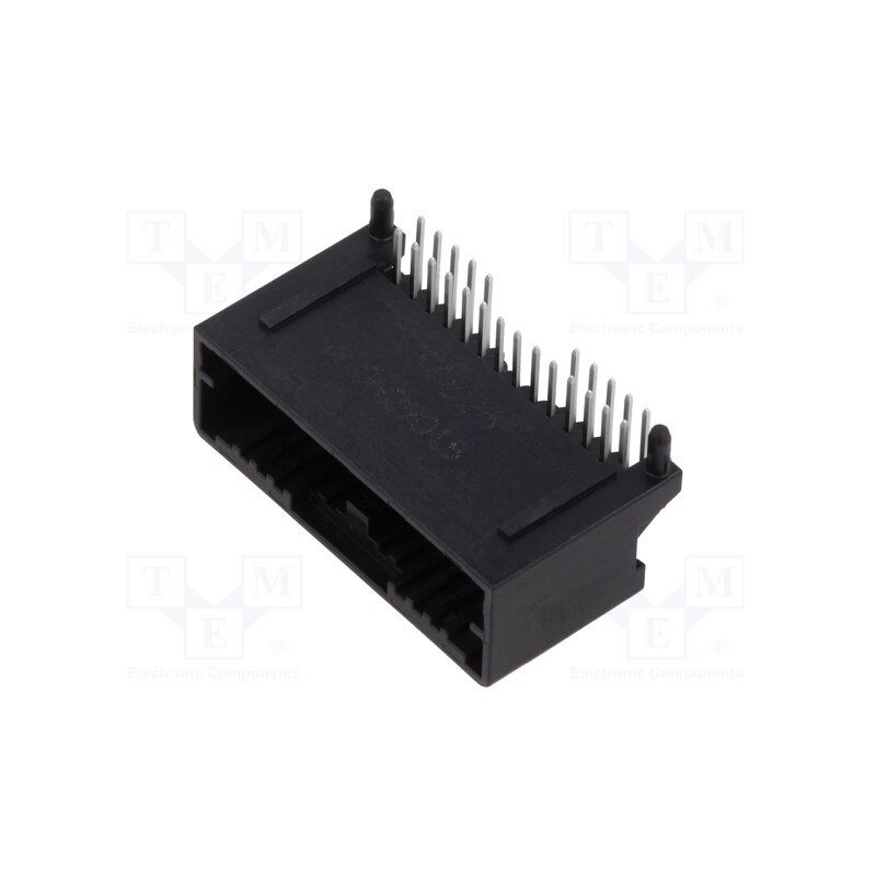 2 pcs x MOLEX - 348260240 - Connector: automotive, Mini50, male, socket, on PCBs, PIN: 24, black