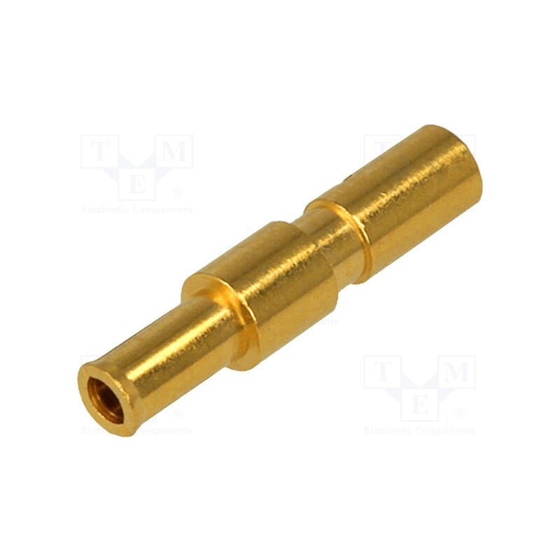 2 pcs x BULGIN - SA3349 - Contact, female, copper alloy, gold-plated, 24AWG÷20AWG, crimped