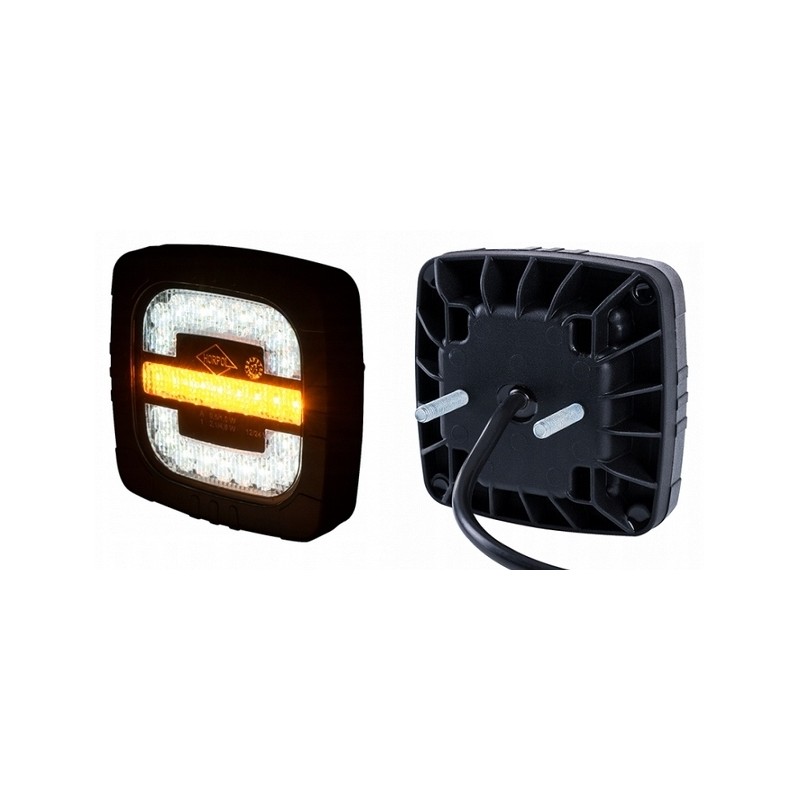 LED front lamp 12v 24v 2 functions