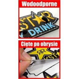 JCB 8032 ZTS mini excavator laminated stickers