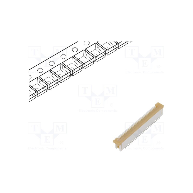 2 pcs x MOLEX - 52610-2633 - Connector: FFC/FPC, vertical, PIN: 26, ZIF, SMT, Easy-On, 125V, 1A