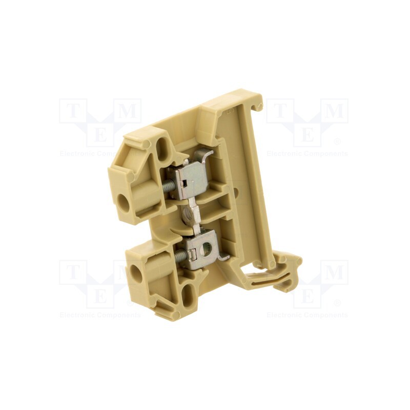 2 pcs x WEIDMu00dcLLER - 0380460000 SAK 2.5/35 - Splice terminal: rail, 0.5÷2.5mm2, ways: 1, beige, screw terminal