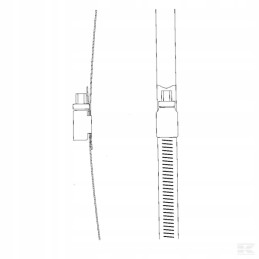 Mounting band 190-210 mm for actuator 180-200 mm