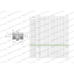 Hydraulic connection bb xge m26x1 5 18l x 3 4