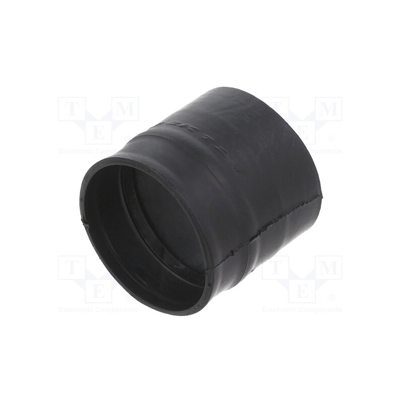1 pcs x TE Connectivity - 202K121-25-0 - Heat shrink boot, glueless,straight, 13mm, L: 38mm, black, RAYCHEM