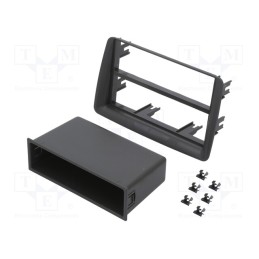 1 pcs x ACV - 281094-07-0 - Radio frame, Fiat, 2 ISO, grey