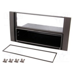 1 pcs x ACV - 281114-08 - Radio frame, Ford, 2 ISO, black