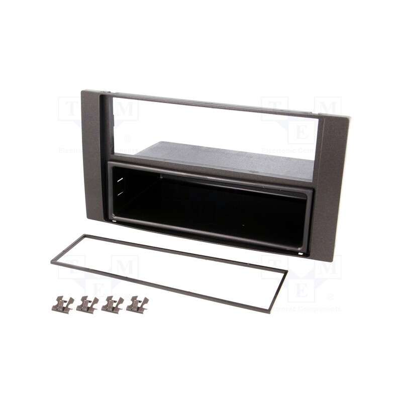 1 pcs x ACV - 281114-08 - Radio frame, Ford, 2 ISO, black