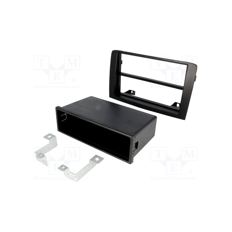 1 pcs x ACV - 281094-11-0 - Radio frame, Fiat,Lancia, 2 ISO, black