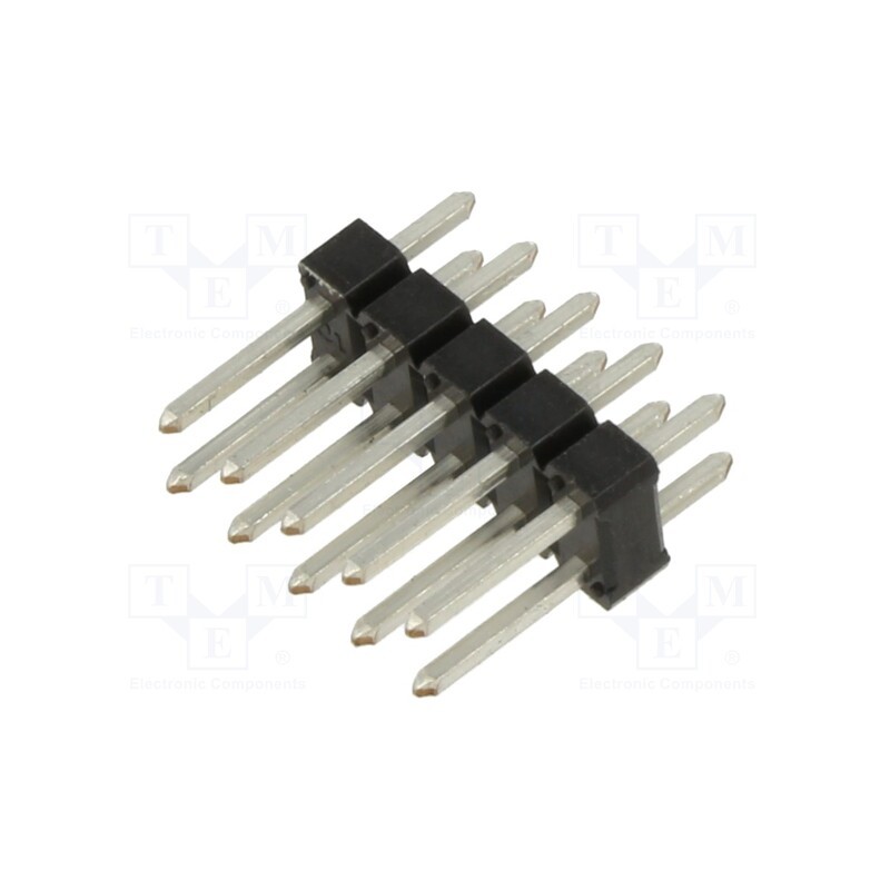 1 pcs x Amphenol Communications Solutions - 67997-410HLF - Pin header, pin strips, male, BERGSTIK II, 2.54mm, PIN: 10, THT