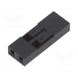 1 pcs x Amphenol Communications Solutions - 65039-035LF - Plug, pin strips, male/female, Mini-PV™, 2.54mm, PIN: 2, for cable