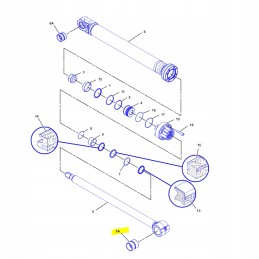 Cat 320d excavator bucket cylinder bushing