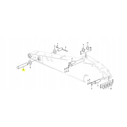 CVA arm pin for Volvo excavator