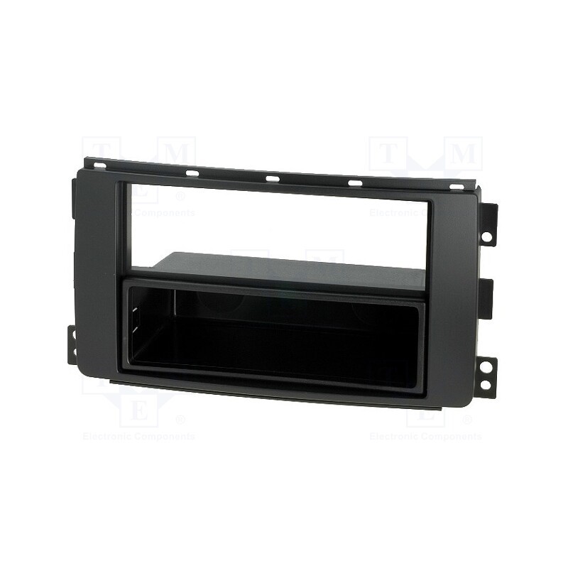 1 pcs x ACV - 281190-23-0 - Radio frame, Smart, 2 ISO, black