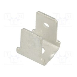 1 pcs x KEYSTONE - 1228 - Terminal: flat, 4.8mm, 0.5mm, male, M2,5, double, screw, brass