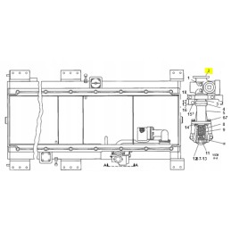 Caterpillar oil pan tee 5n1951