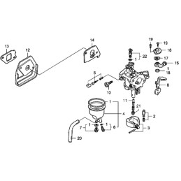 Honda gx100 carburetor gasket 16212 z0d 000