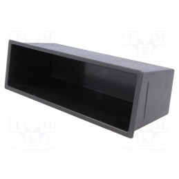 1 pcs x PER.PIC. - MAUNI008-05 - Radio box, Volvo, ISO, black, 59x189mm