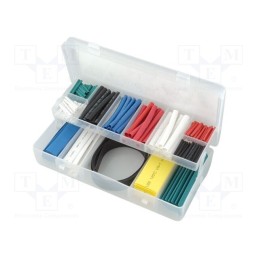 1 pcs x FIX&FASTEN - FIX-SHT-SET1 - Set of heat shrink sleeves, 2: 1, polyolefine, 171pcs.