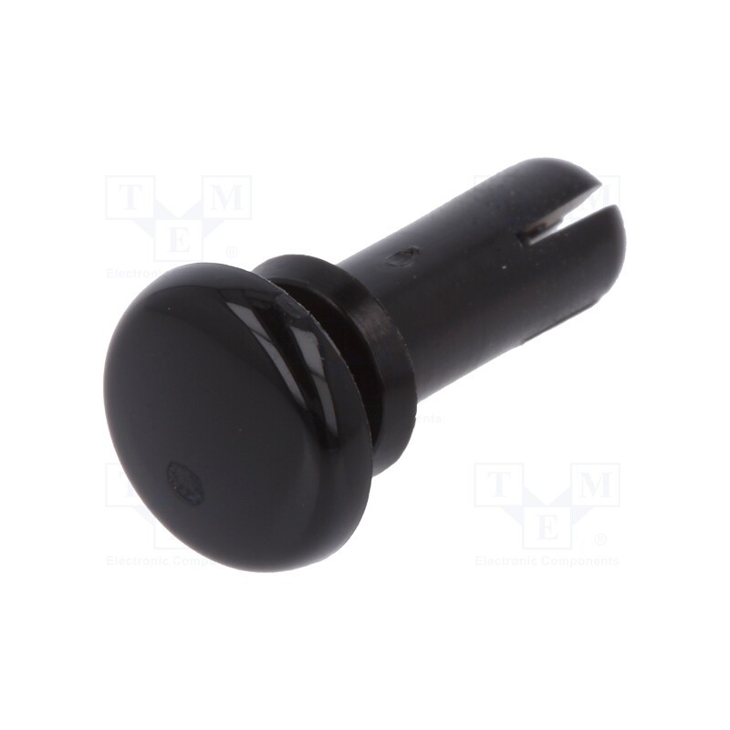 10 pcs x DREMEC - 8G402V20190 - Rivet, polyamide, L.rivet: 10mm, Panel cutout diam: 4.1mm, black